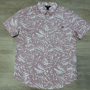 Billabong Men’s Blush Print Button-Up Shirt Size M NWT
